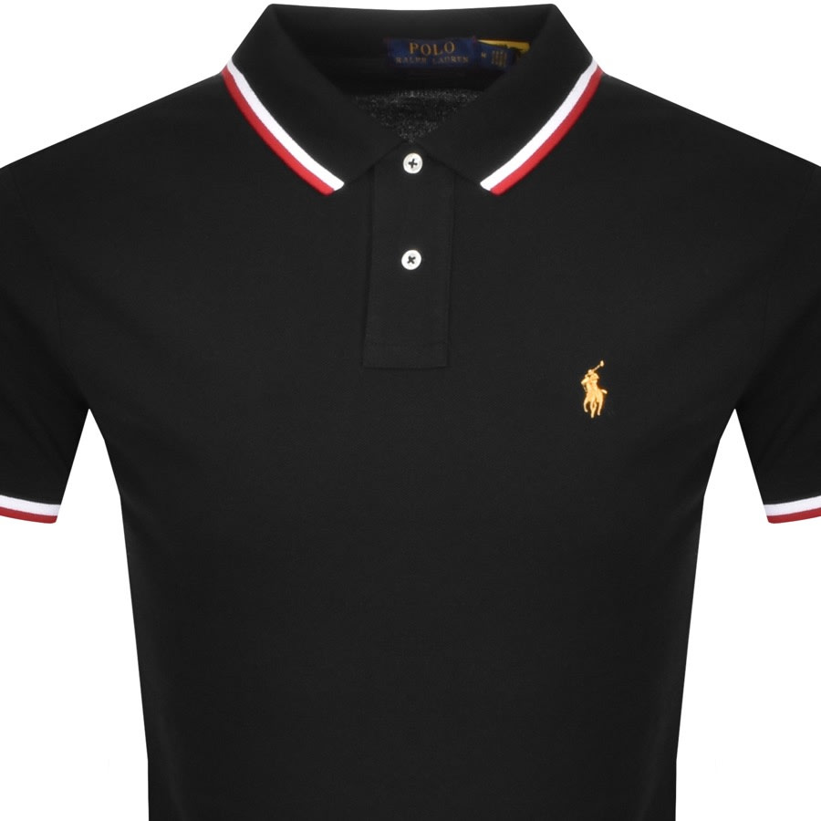 Alternative Image for ProductRalph Lauren Basic Mesh Polo Black2